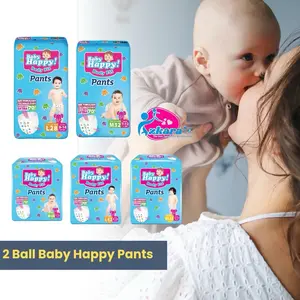 2 Ball Baby Happy pants All size diapers popok Bayi anti Ruam