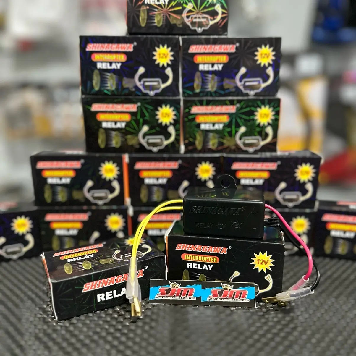 Relay Klakson SHINAGAWA LASERGUN Bunyi Putus Putus Ala Bis Cepat