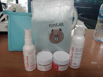 Product Review of READY SIAP KIRIM PAKET LENGKAP CREAM PEMUTIH BRIGHTENING BOOSTER LS SKINCARE Kulit sensitif Pemutihan Semua Jenis Kulit Bebas Alkohol Kontrol Minyak Hidrasi from b**a m**r 1