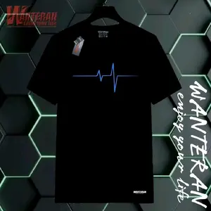 Atasan Pria | Baju Distro Wanteran Hitam casual keren dan elegant