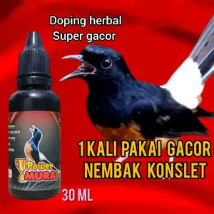 vitamin penggacor murai bahan macetan drop mental jadi gacor juara Lomba , power murai
