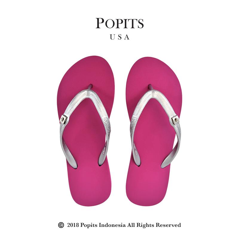 POPITS-FLAT-Two Tones-Original-Sandal Jepit Wanita 1