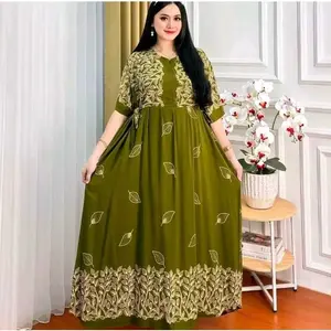 Daster Chibi Daun LD 120 Jumbo Muat BB 80kg All Size LD 120cm PB 120cm Bahan Rayon Super Adem Nyaman Tali 4 Samping Kancing Depan Aktif Busui Friendly