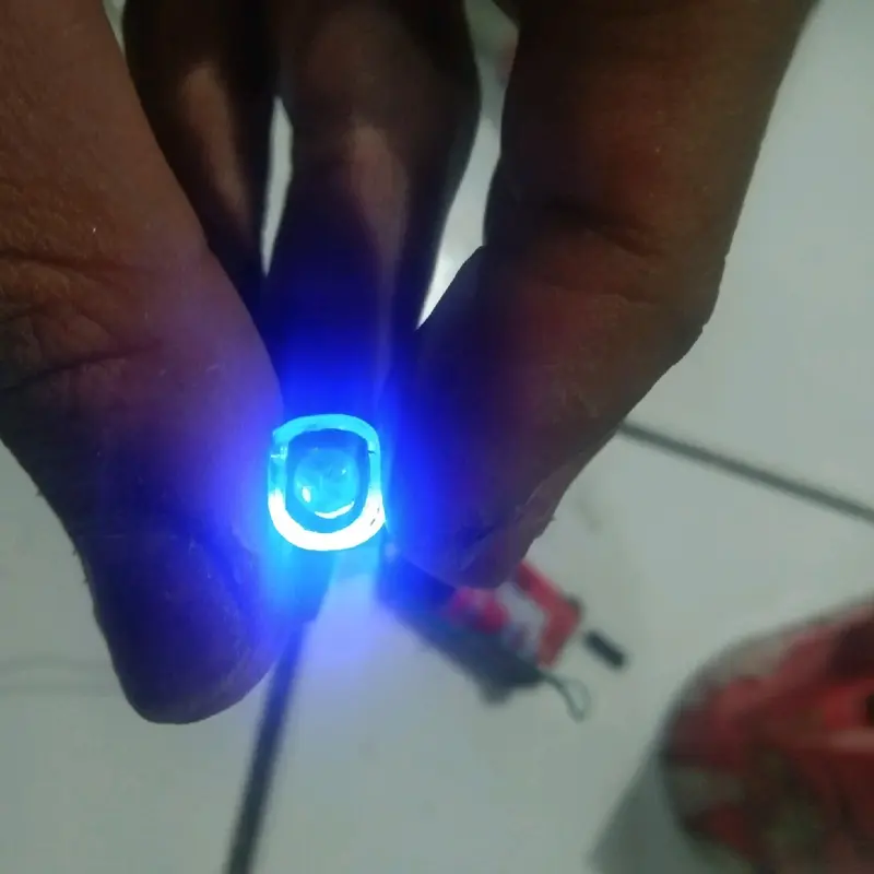 Miniatur Biled (blueXwhite)- Cocok untuk Kerajinan DIY - harga 1pcs lampu lis biru lampu utama putih 4