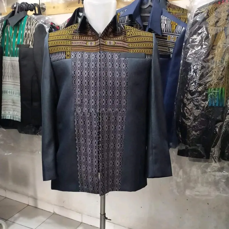 JASKET KOMBINASI MOTIF SUMATERA 5