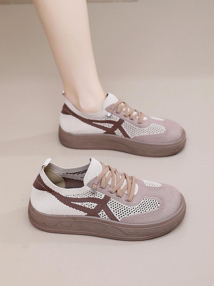 Product Introduction of 2025 summer new women's casual shoes Breathable mesh surface comfortable shoes for many occasions can be worn shoes 12