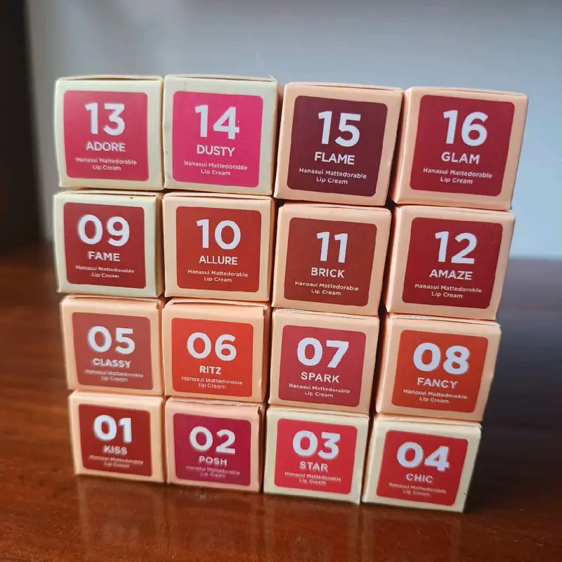 Lip Cream Hanasui Mattedorable 16 Warna Lipstik - Gloss, Lipstick Creamy Bibir 4