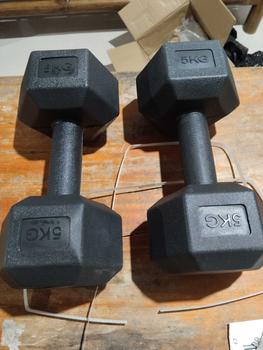 Product Review of [Pair] Dumbbell Set free weights 3KG/5KG/10KG/15KG/20KG Dumbells Men's Fitness Exercise Equipment Ladies' dumbbells Gym fitness equipment dumbbell set 20 karton bakal gym equipment from E**o G**o J** 1