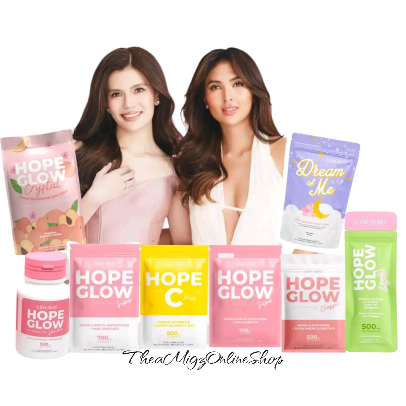 HOPE GLOW Product Combo Set (TheaMigzOnlineShop Region 4A) All Skin Types