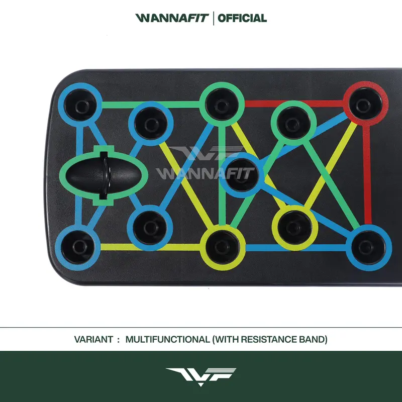 WANNAFIT Multifunctional Push Up Board | Alat Olahraga Rumah 5