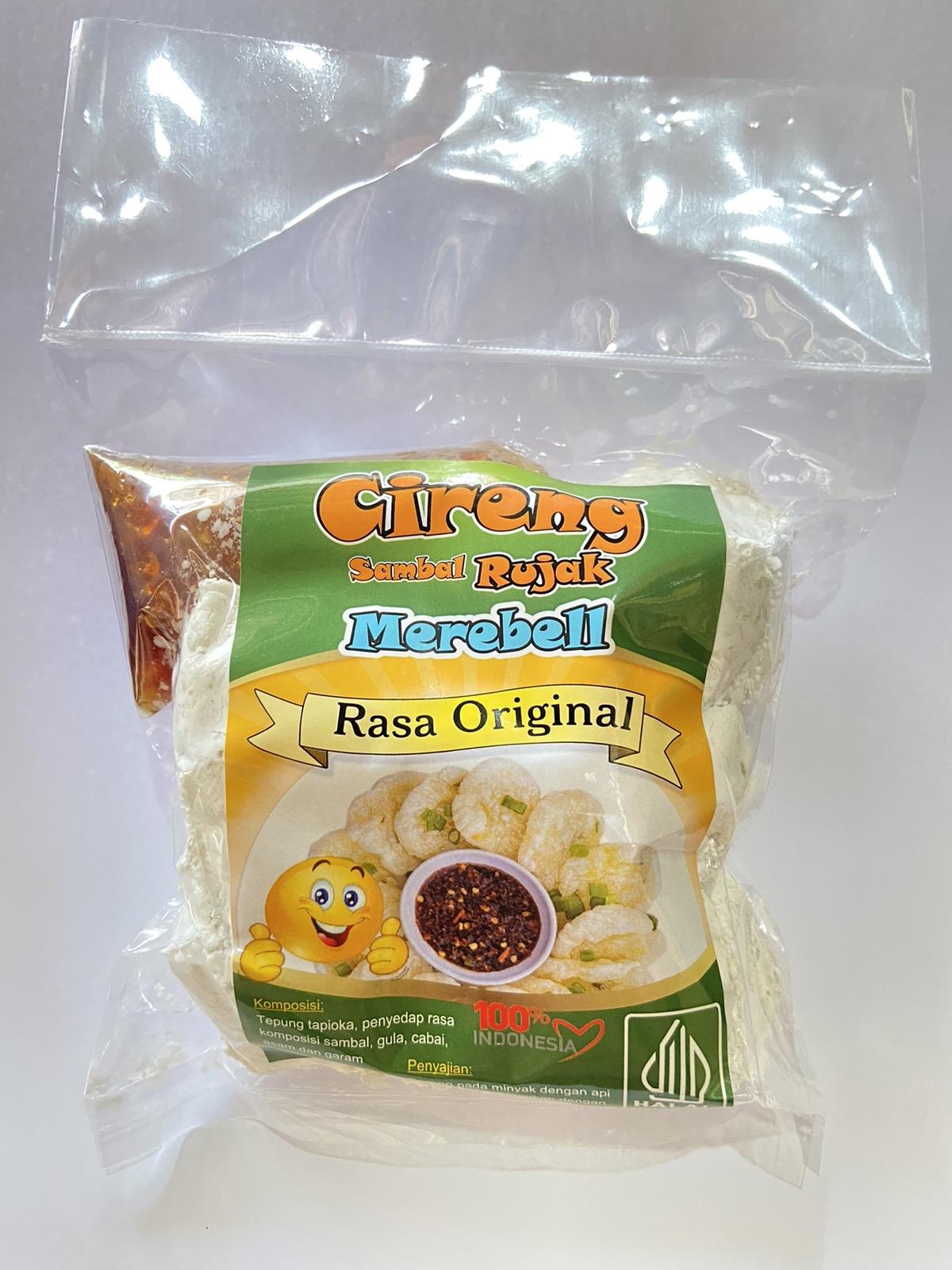 CIRENG SAMBAL RUJAK MEREBELL 395gr Isi 20Biji