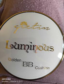 Product Review of GIETIN LUMINOUS GOLDEN BB CUSHION GT08 BPOM FOUNDATION from p**y h**h 2