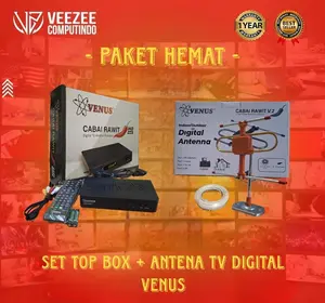 Set Top Box Antena TV Digital Venus Cabai Rawit V.2