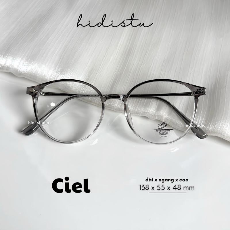 [ Ciel ] Gọng kính mắt bầu tròn Ciel. Thiết kế nhựa phối kim loại. Dáng kính trung bình phù hợp tất cả dáng mặt. Hidi Studio Eyewear