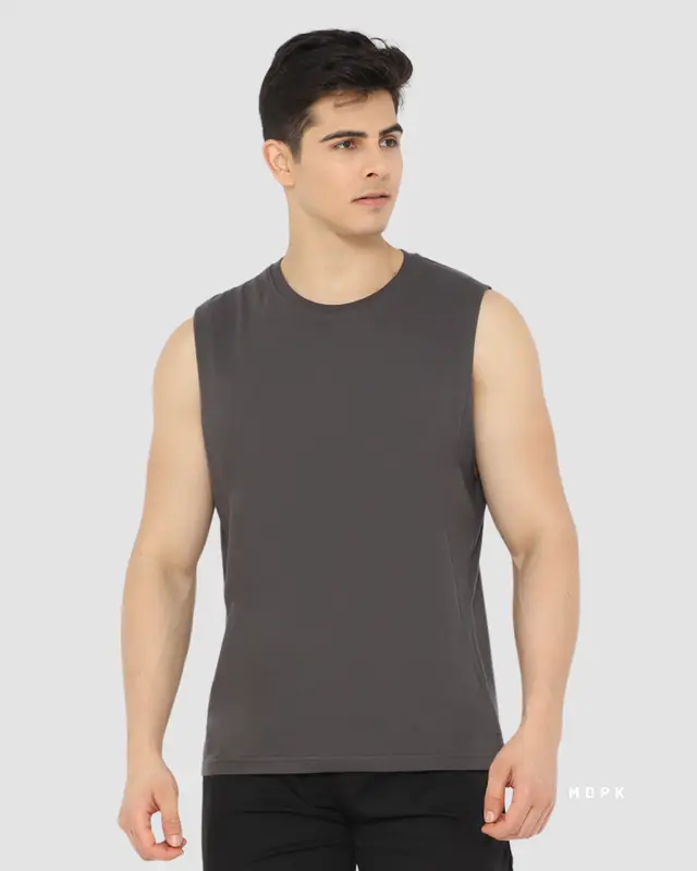 MDPK - Basic Tank - Tanktop Pria - Muscle - Gym Tank 4