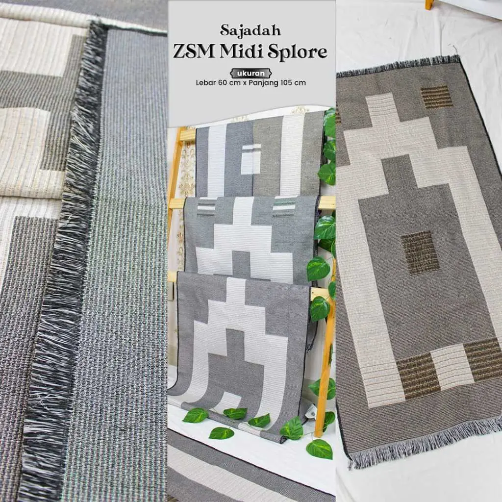 Sajadah ZSM Midi 60 x 100 Sajadah Tipis Premium