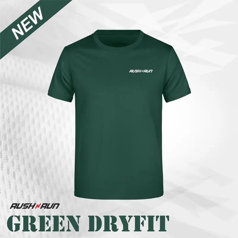 Paket 3 Kaos Rush n Run Baju Olahraga Lari Gym Pria Bahan Dryfit Dingin di Kulit Cepat Kering Abu 3