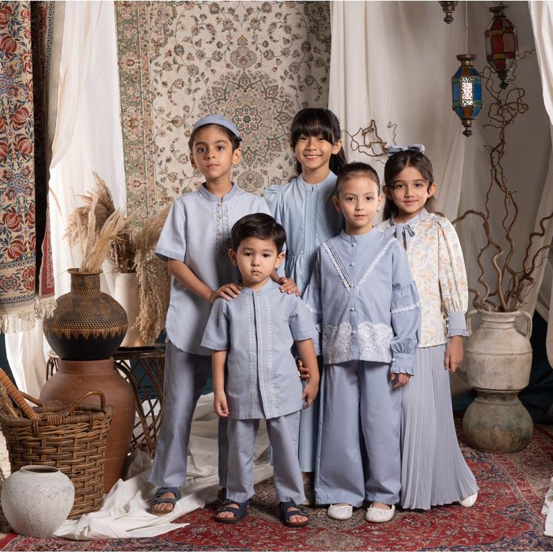 Bohopanna - Inaya Dress Bohopanna - Inaya Kids Dress - Inaya Baby Dress - Raya Collection Bohopanna - Baju Muslim Anak Bohopanna - Pakaian Muslim Anak - Gamis Anak - Tunik Anak 7