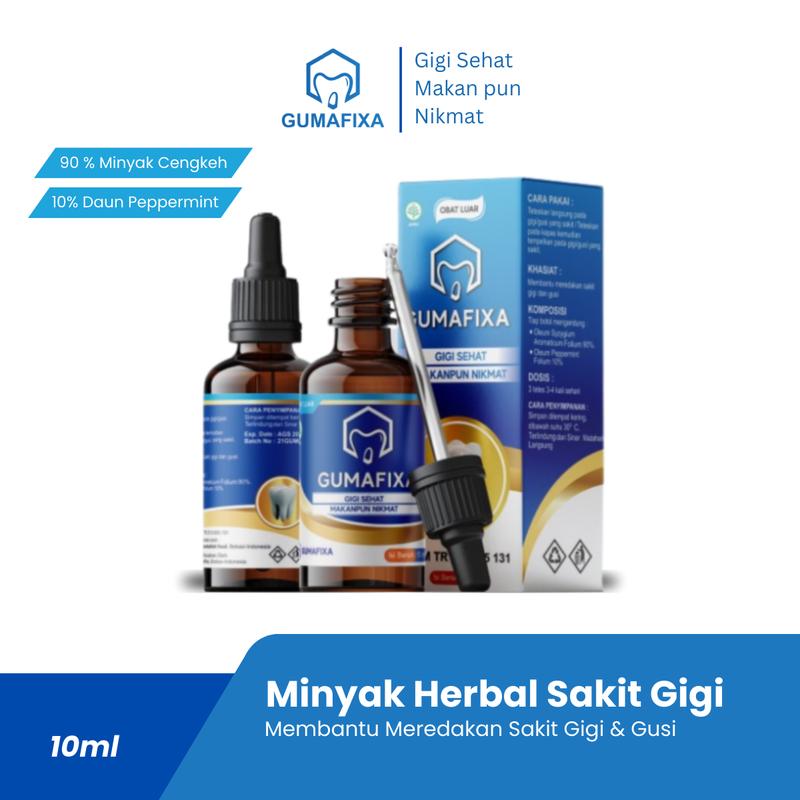 Gumafixa Atasi Sakit Gigi Berlubang & Gusi Bengkak - Cegah Bau Mulut Tanpa Efek Samping Ber-BPOM dan HALAL 4
