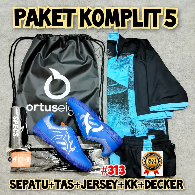 Paket Komplit Sepatu Futsal legion lv3 terbaru dan bekualiatas 8
