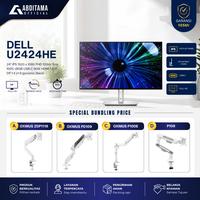 Gambar Monitor LED DELL UltraSharp U2424HE 24 inch IPS 1920 x 1080 FHD 120Hz 5ms 100% sRGB USB-C 90W HDMI 1.4 x1 DP 1.4 x1 Ergonomic Stand with Full Adjustability Built-in Ambient Light Sensor 4-star certified monitor for eye comfort - U2424HE dari Abditama Official Kota Administrasi Jakarta Utara 1 Tokopedia