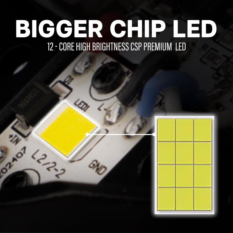 Lampu BILED 2.5 inch ISUN P5565 Blue Lens Projector Lens BILED P5565 dengan Kipas Pendingin 65 Watt 4