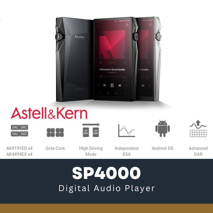 Gambar Astell&Kern A&Ultima SP4000 SP 4000 Digital Audio Player DAP Astell Kern A&K - Black dari Officiall Brands Kota Administrasi Jakarta Barat Tokopedia