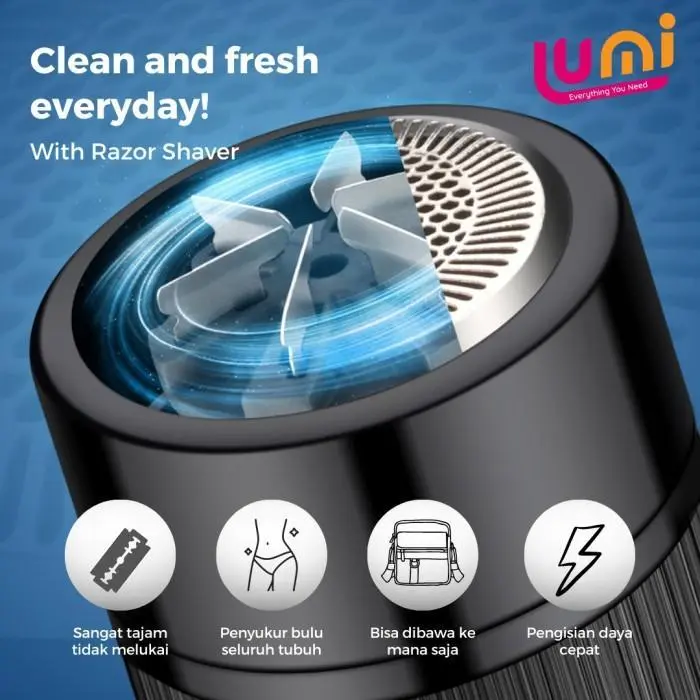 Alat Cukur Kumis Jenggot Pencukur Elektrik Mini Portable Viral Murah 4