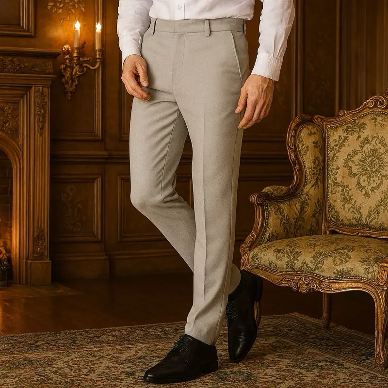 New Colors Celana Formal Slimfit Pria Original 0