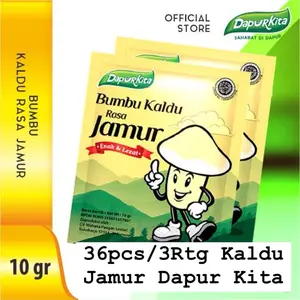 36pcs/3rtg Kaldu Jamur Dapur Kita