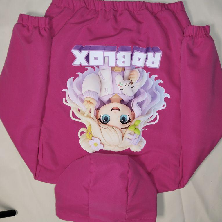 Jaket Anak Perempuan Bergambar Roblox Cantik Terbaru Bahan Premium Berkualitas Fashion