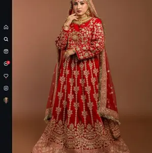 Lehengga dewasa baju pengantin india dewasa setelan india dewasa