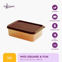 Gambar Twin Tulipware Midi Square & Fun 950 ML - Pink Lady UB dari Twin Tulipware Indonesia Kota Cimahi 1 Tokopedia