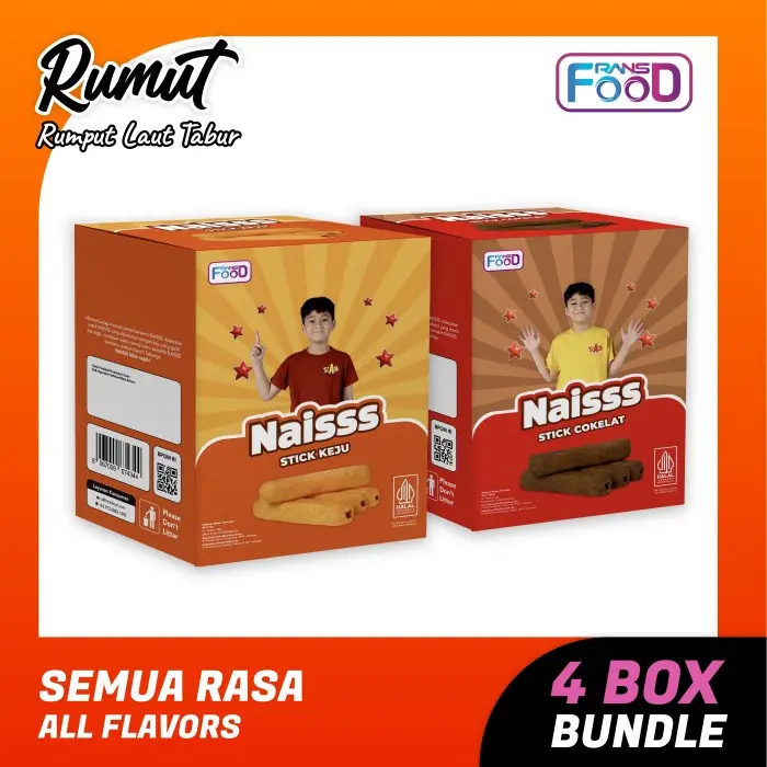 Naisss 18gr - Bundling 2 Rasa ( Keju & Cokelat )