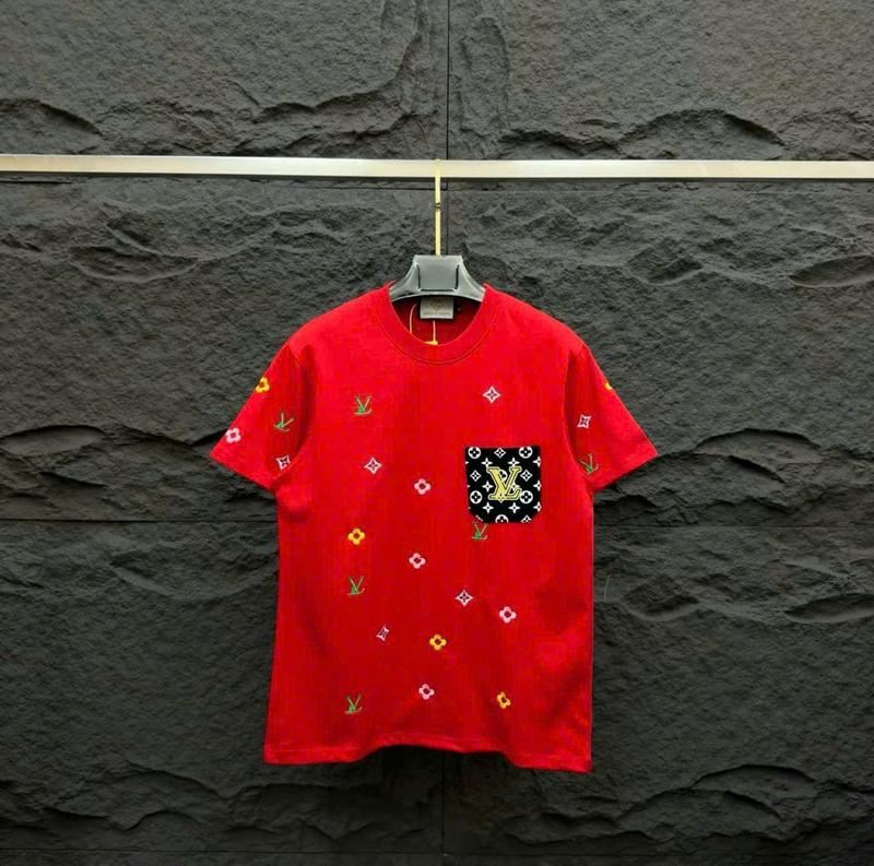 Áo thun nam hàng quảng châu phối túi thêu logo vải cotton dày dặn họa tiết sang trọng nổi bật AN THUYÊN MENSWEAR