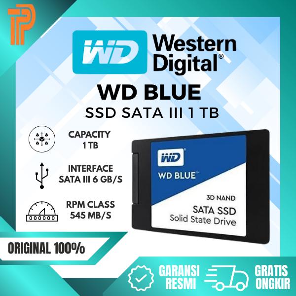 Promo WD BLUE 1TB SSD 3D NAND SATA III 2.5