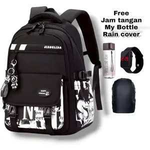 Tas sekolah anak laki-laki SD SMP SMA free banyak bonus- Tas sekolah anak cowok kekinian- Tas cowok keren- Ransel multifungsi