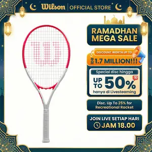 [BIG PROMO] Wilson Intrigue Recreational Tennis Racket Grip Size 2 Raket Tenis Bahan Fused Graphite (Strung) - WR148110U