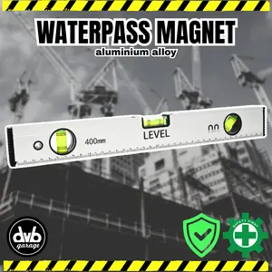 WATERPASS MAGNET ALUMINIUM 30-100CM PENGGARIS WATER PASS SPIRIT LEVEL PENGUKUR KONSTRUKSI