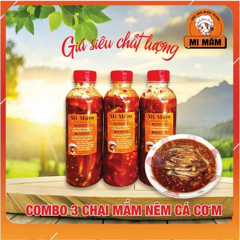 MẮM NÊM CÁ CƠM NGUYÊN CON TRUYỀN THỐNG(3chai-5chai/350g 1 chai)