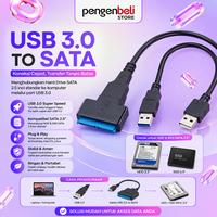 Gambar Kabel USB 3.0 to SATA Converter Adapter HDD SSD 2.5 Inch Hardisk Laptop External High Speed dari Pengen Beli Official Kota Surabaya 1 Tokopedia