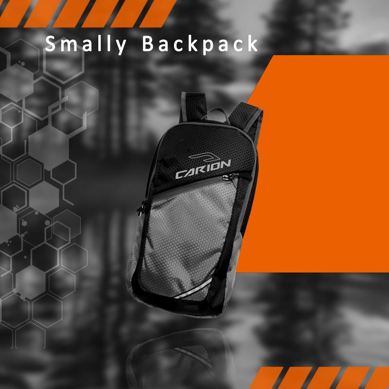 SMALLY BAG BLACK Tas ransel  sekolah outdoor traveling laptop 10 liter 1