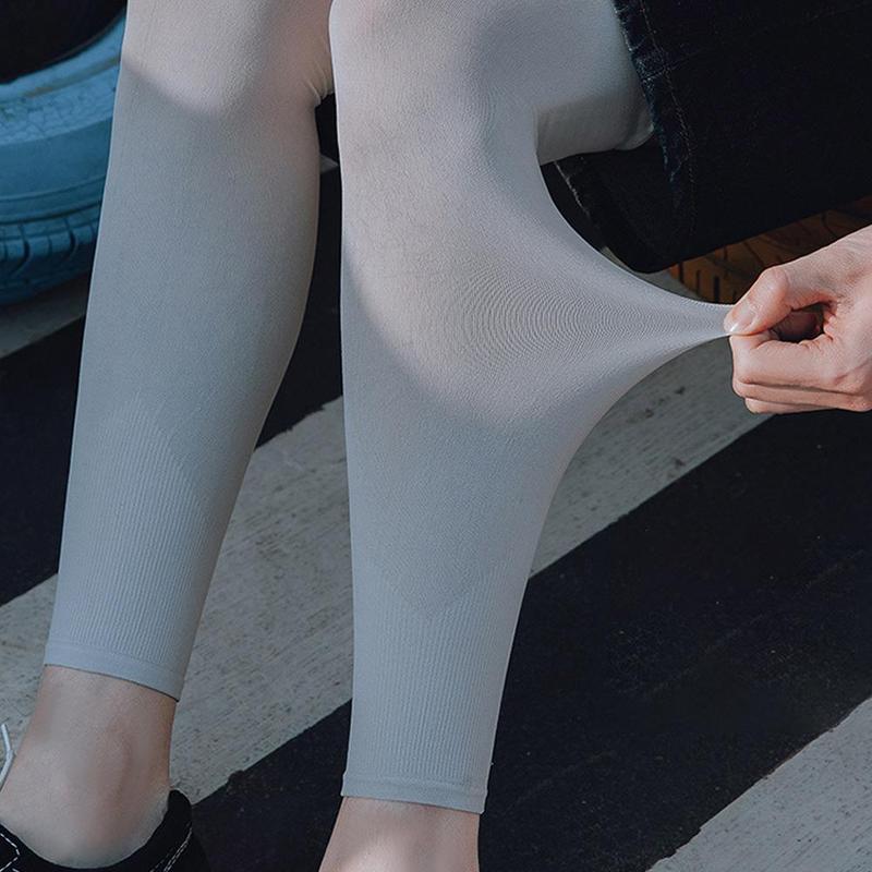 Product Introduction of 1 Pair Ice Silk Fabric Breathable UV Protection Leg Covers Breathable UV Resistant Ice Silk Leg Protectors Outdoor Sports Cycling Running 45
