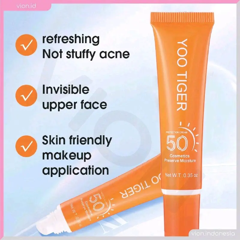 YOO TIGER Orange Sunscreen SVMY Sunblock SPF 50 Sun Block Screen Wajah Yootiger PA++ SV045 3