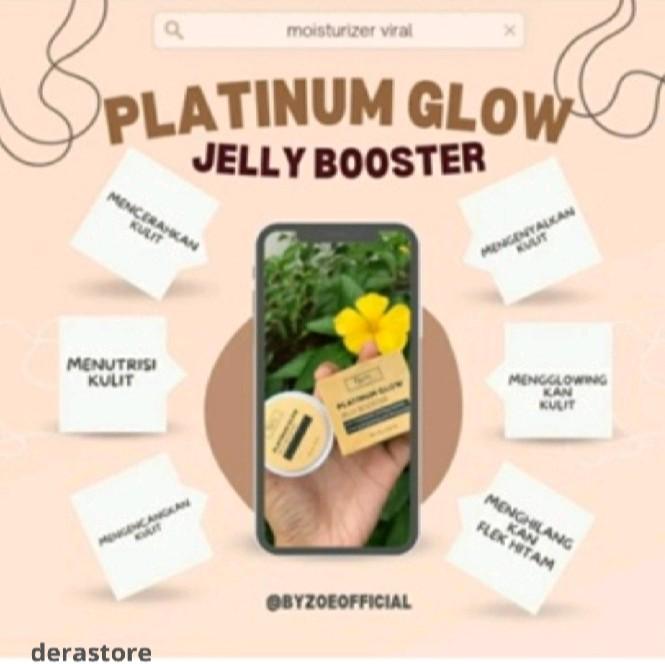 CREAM BYZOE GLOW JELLY BOOSTER PLATINUM KUNING ORIGINAL 6