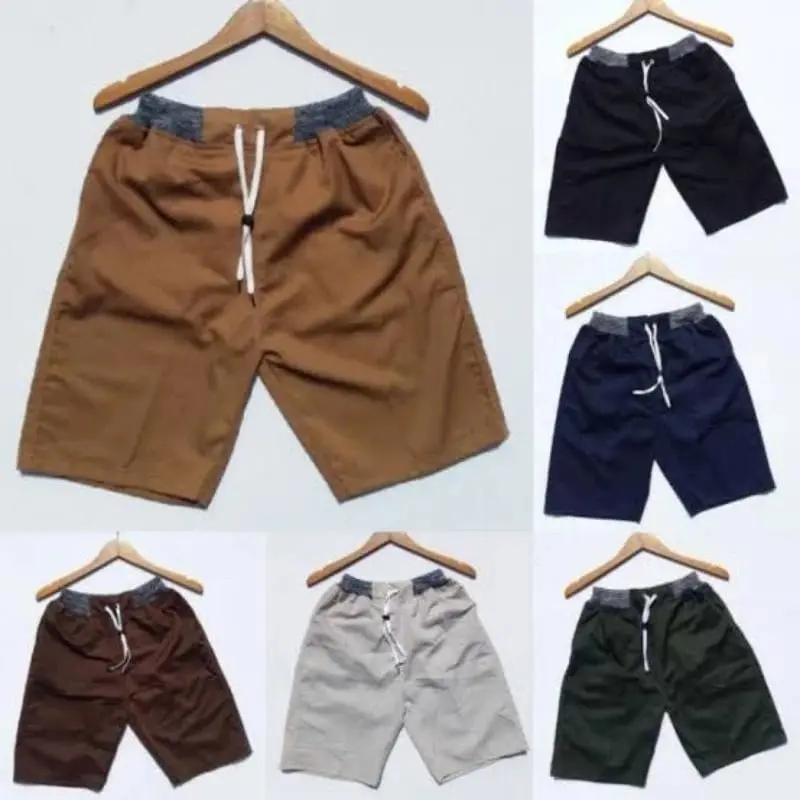 Celana Pendek Chinos Polos Anak-anak Murah 100 ribu dapat 10 Fashion 1