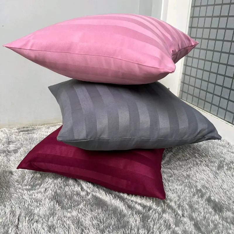 40x40/ 45x45 Sarung Sofa Salur Dobby Mikrotenssel Salur Sarung Bantal Sofa By CV.Harvest Berkah Madani 1