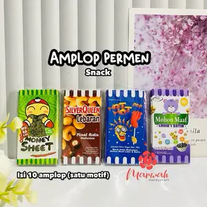 Amplop Permen Seri Snack isi 10 pcs Amplop lebaran permen amplop lebaran unik