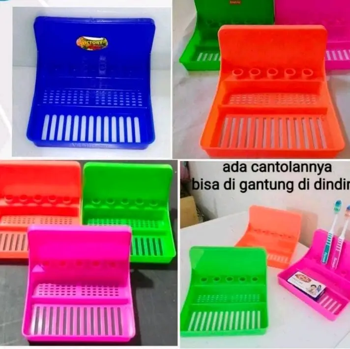Tempat Sabun dan Sikat Gigi untuk Kamar Mandi