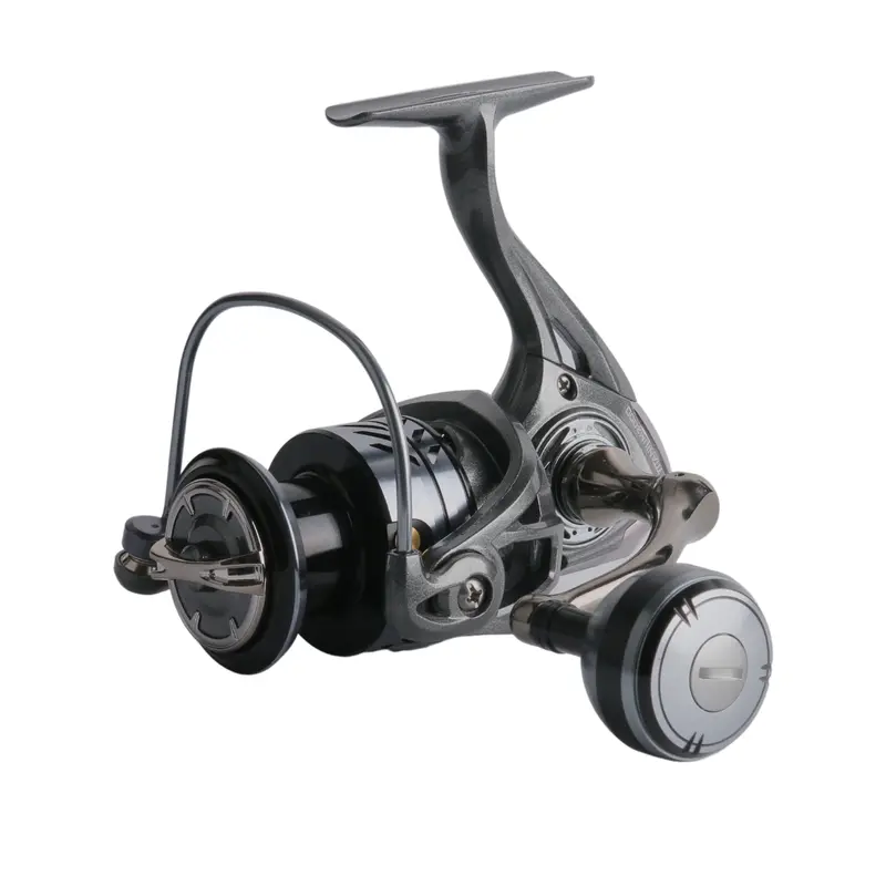 SEAKINGS TITANIUM REEL PANCING METAL SW POWER HANDLE ONEWAY 5+1BB MAX DRAG 21KG 0